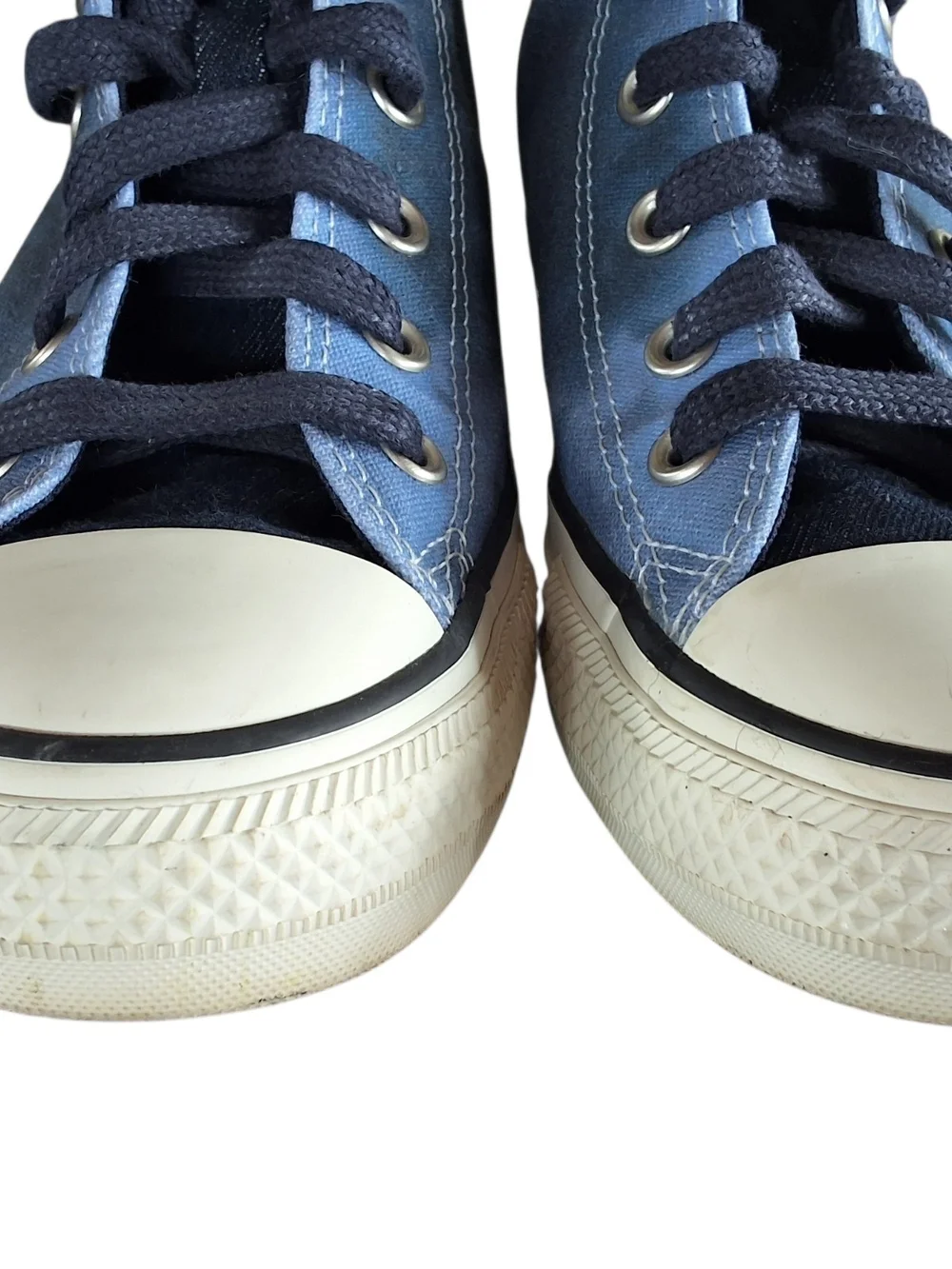 NEW Converse High Top Sneakers - Blue with Navy Laces Mens 6 Womens 8